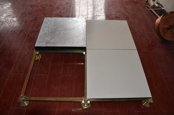 瓷質防靜電地板-施工